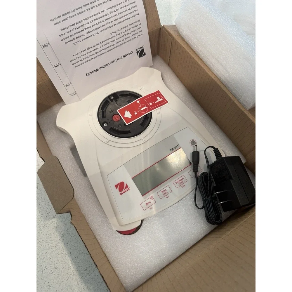 Ohaus SPX222 - Scout Portable Scale 220g x 0.01g Backlit LCD - Brand New In Box